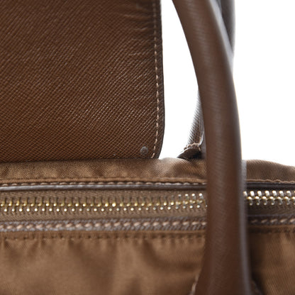 Prada Saffiano Tessuto Nylon Tote Corinto 9 of 9