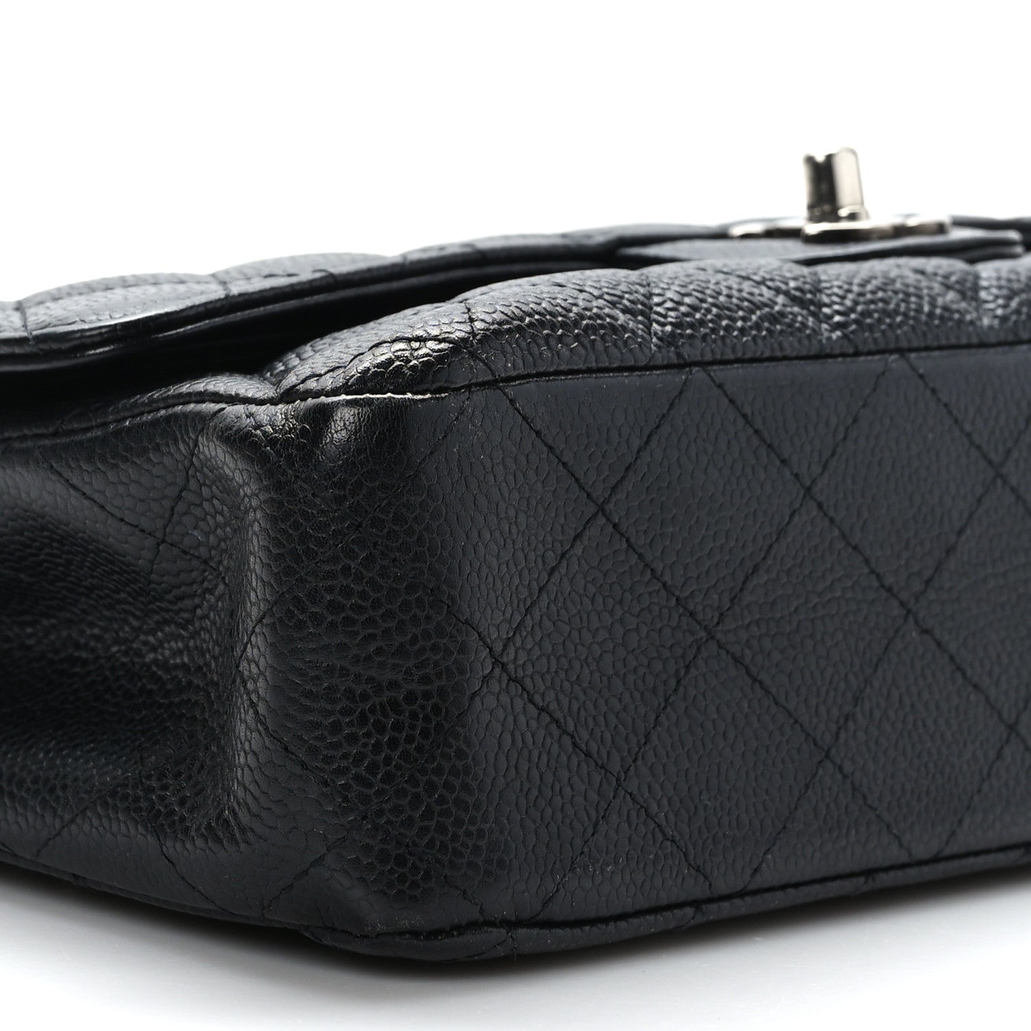 Chanel Caviar Quilted Medium Double Flap Black 8 of 9