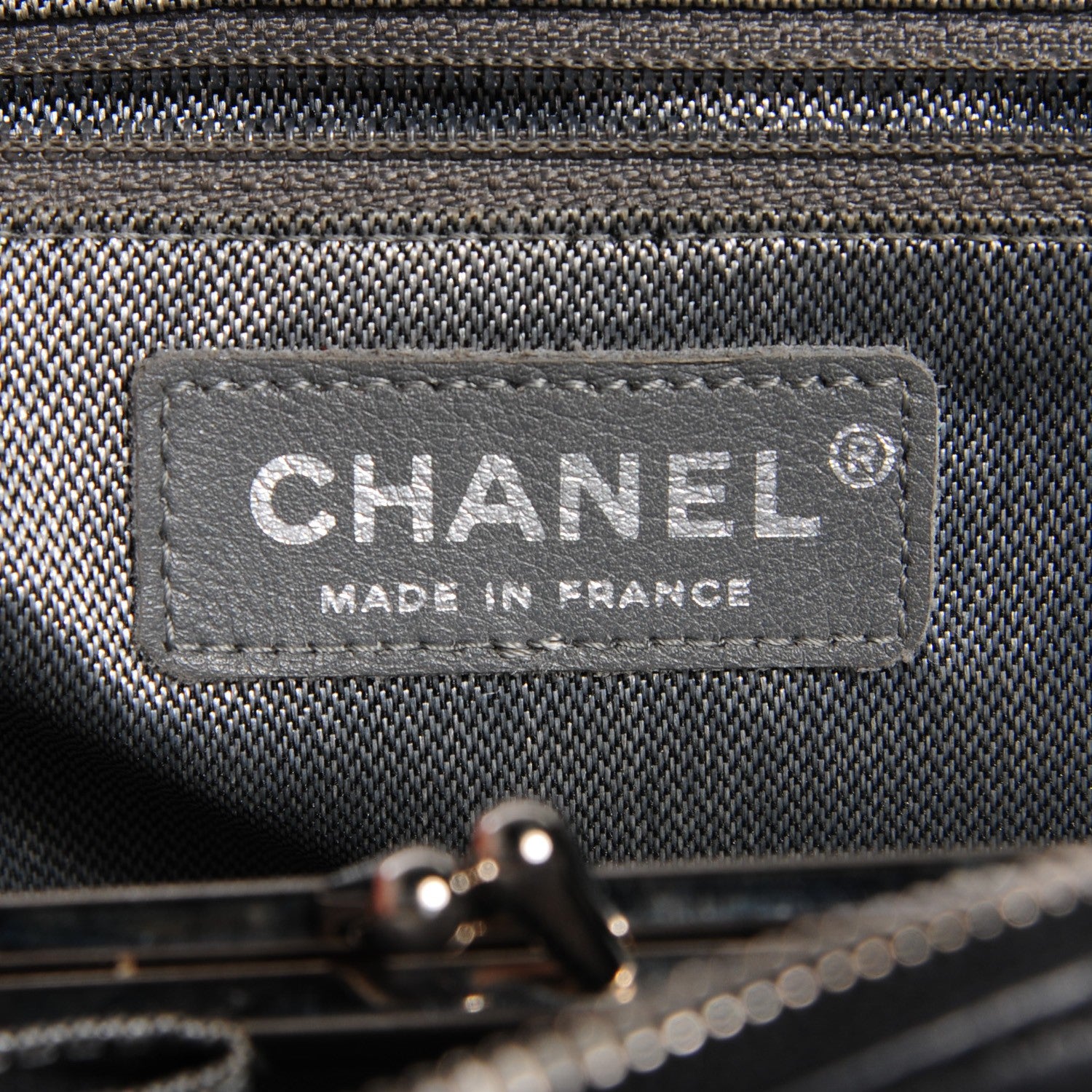 Chanel Lambskin Vertical Quilted Mademoiselle Small Camera Case Black 7 of 10