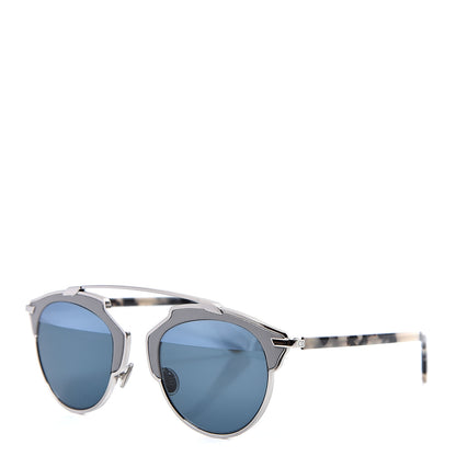 Christian Dior So Real Sunglasses Ruthenium Light Havana 1 of 7