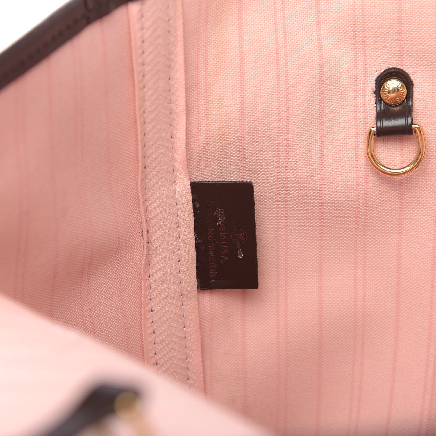 Louis Vuitton Damier Ebene Neo Neverfull MM Rose Ballerine 7 of 9