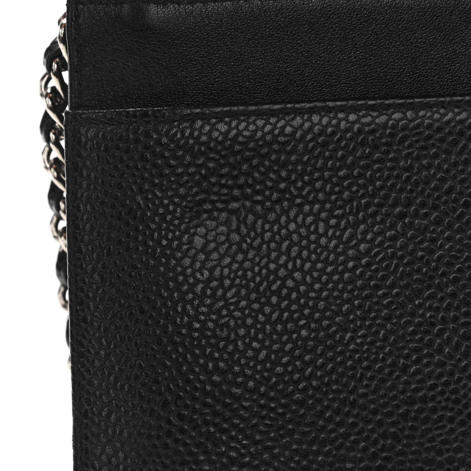 Chanel Caviar Timeless CC Wallet On Chain WOC Black 14 of 14