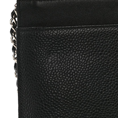 Chanel Caviar Timeless CC Wallet On Chain WOC Black 14 of 14