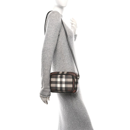 Burberry Canvas Check Paddy Messenger Birch Brown 3 of 9