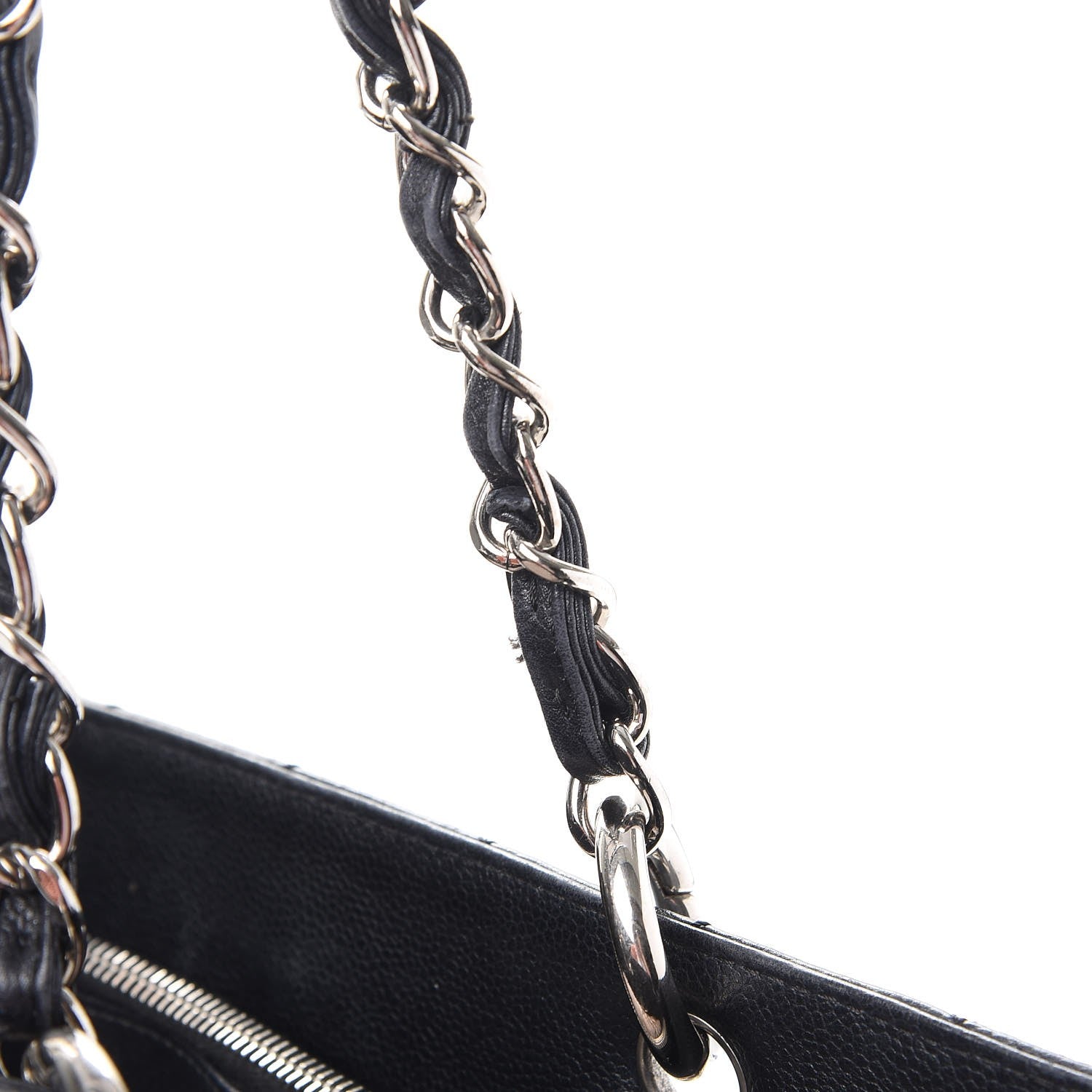 Chanel Caviar Quilted Grand Shopping Tote GST Black 12 of 15