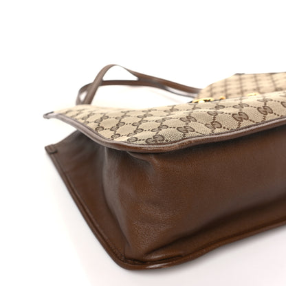 Gucci Monogram Horsebit 1955 Tote Bag Beige Brown Sugar 8 of 9