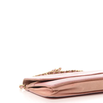 Chanel Caviar Timeless CC Wallet On Chain WOC Light Pink 12 of 14