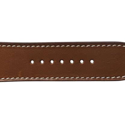Hermes Barenia 42mm Apple Watch Single Tour Band Fauve 3 of 8