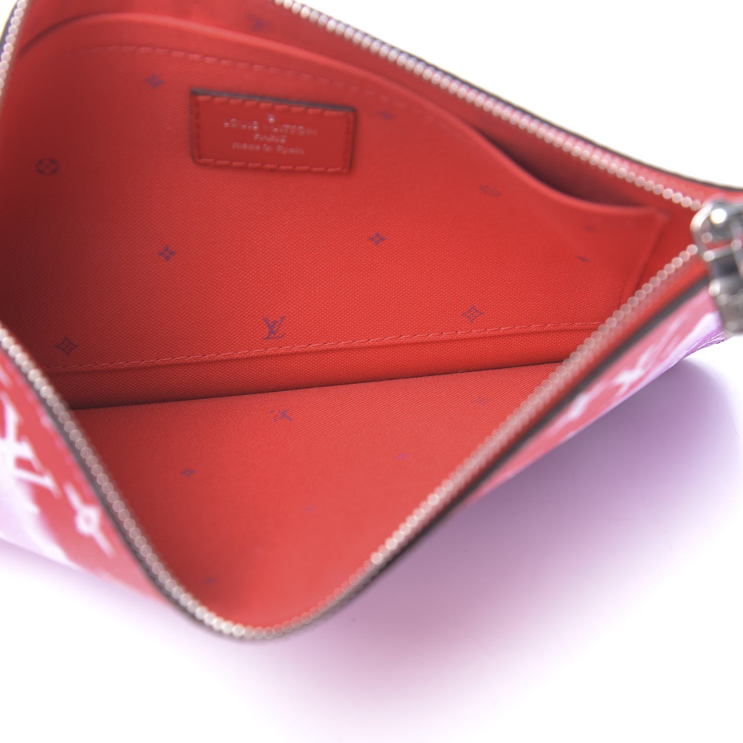 Louis Vuitton Monogram Escale Neverfull MM GM Pochette Rouge 5 of 6