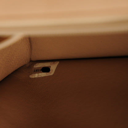 Chanel Lambskin Flap Shoulder Bag Beige 8 of 8