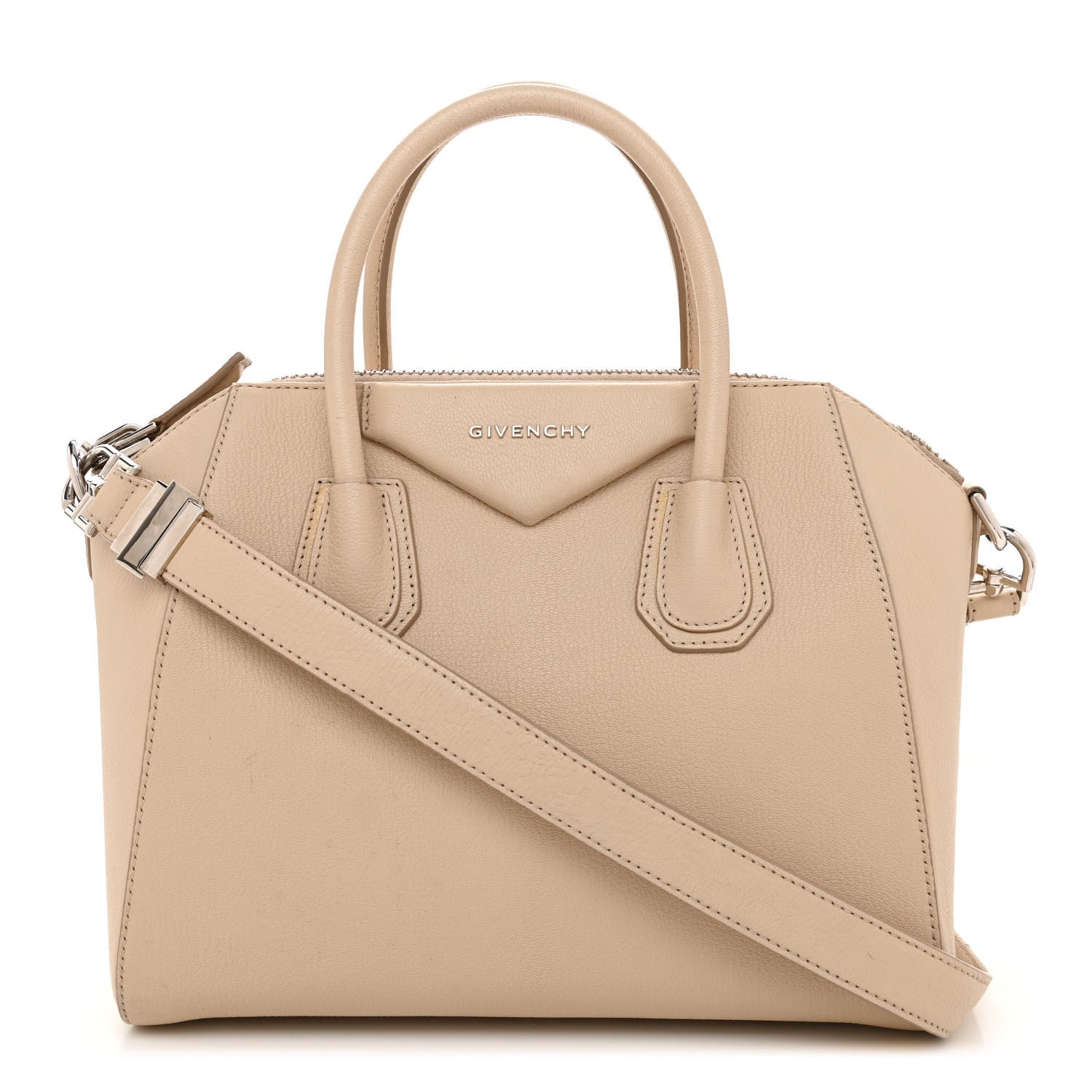 Givenchy Sugar Goatskin Small Antigona Beige Buff 1 of 11