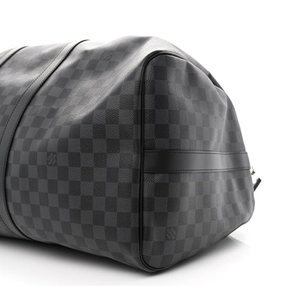 Louis Vuitton Damier Graphite Keepall Bandouliere 55 9 of 10