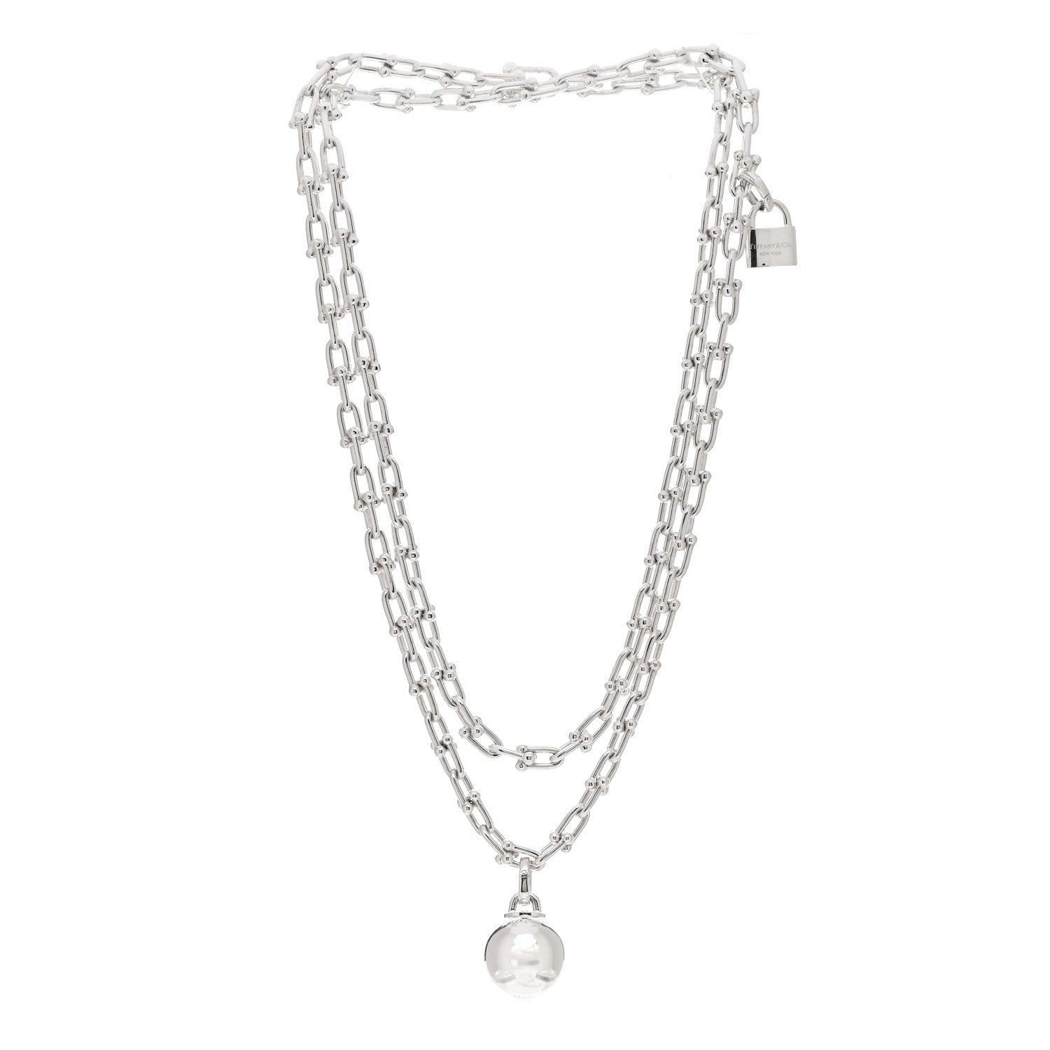 Tiffany Sterling Silver HardWear Wrap Necklace 3 of 4