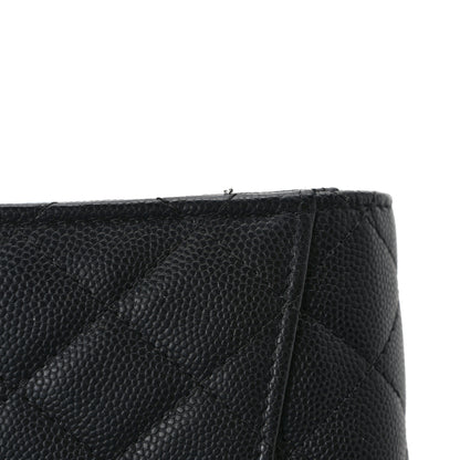 Chanel Caviar Quilted Medium Flap Wallet Black 9 of 10