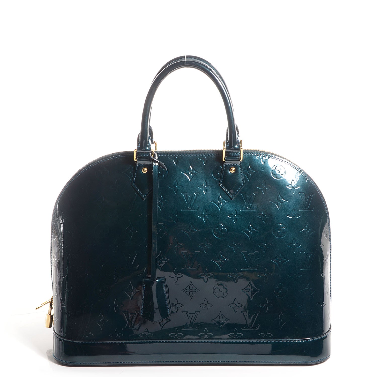 Louis Vuitton Vernis Alma GM Blue Nuit 1 of 7