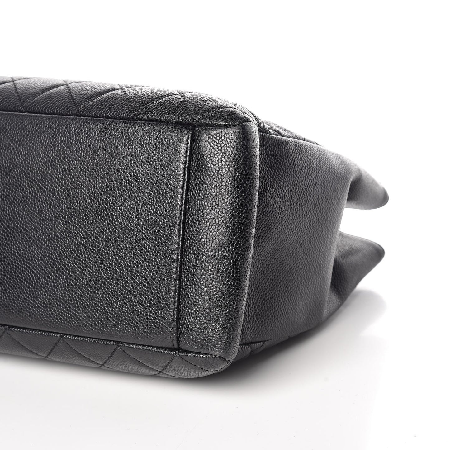 Caviar Quilted Grand Shopping Tote GST Black