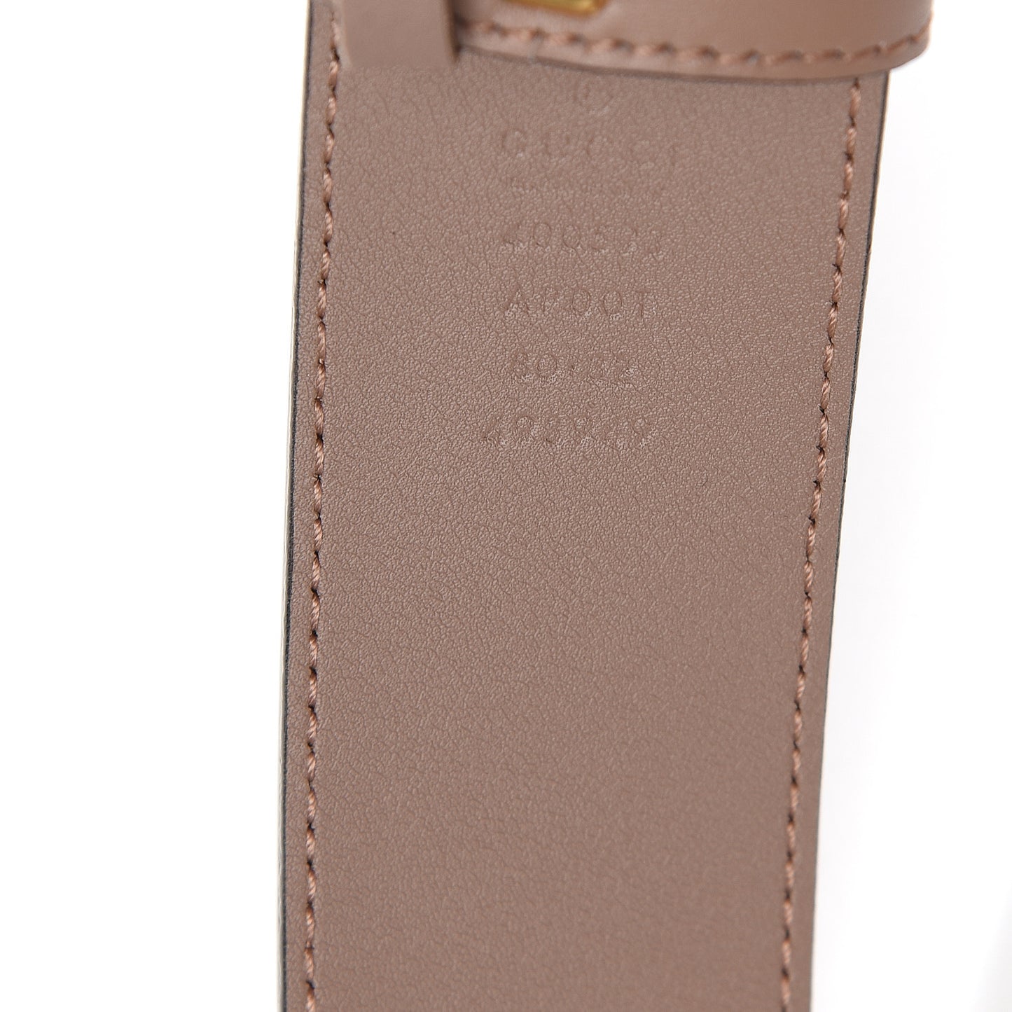 Calfskin Double G 40mm Belt 80 32 Porcelain Rose