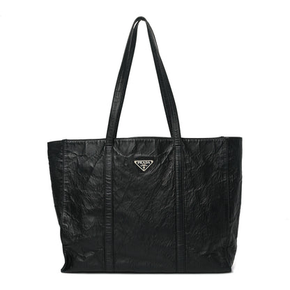Prada Nappa Antique Tote Black 1 of 11