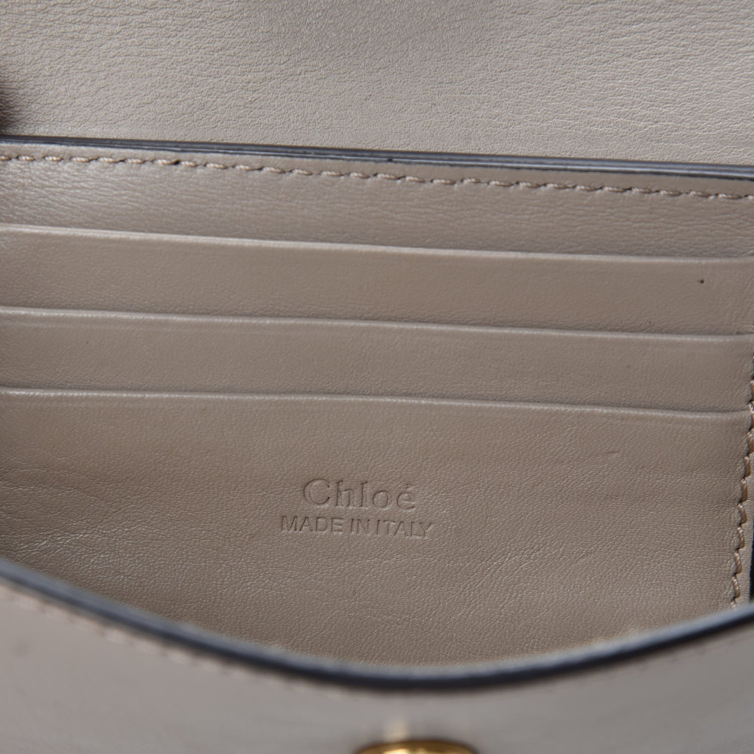 Chloe Suede Calfskin Mini Faye Shoulder Bag Motty Grey 8 of 10