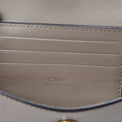Chloe Suede Calfskin Mini Faye Shoulder Bag Motty Grey 8 of 10