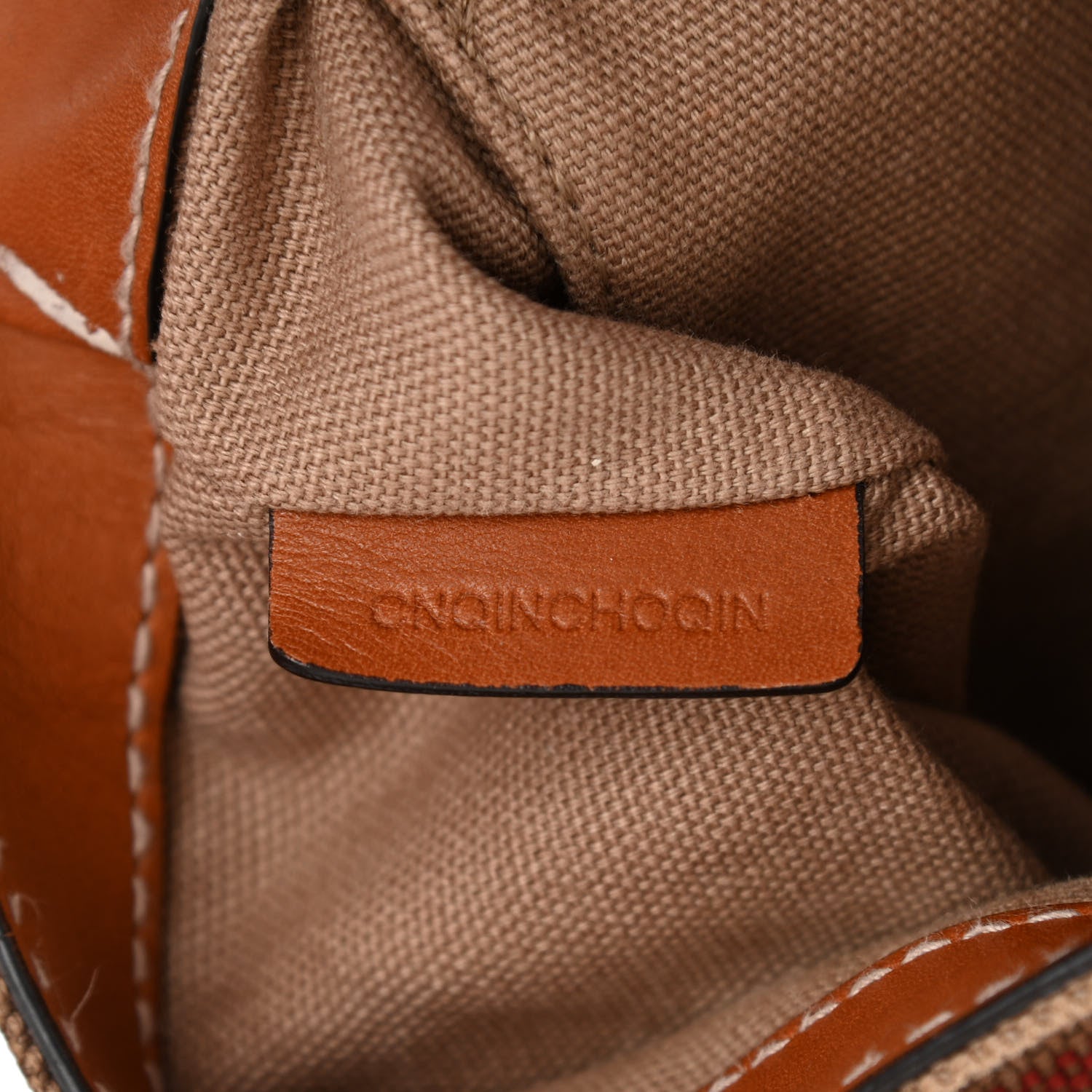 Burberry Canvas House Check Small Henham Crossbody Tan 8 of 13