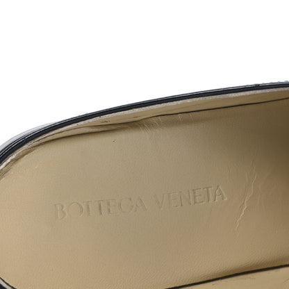 Bottega Veneta Glossy Calfskin Monsieur Loafers 37 Black 8 of 9