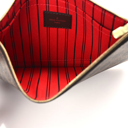 Louis Vuitton Damier Ebene Neverfull MM GM Pochette 5 of 6