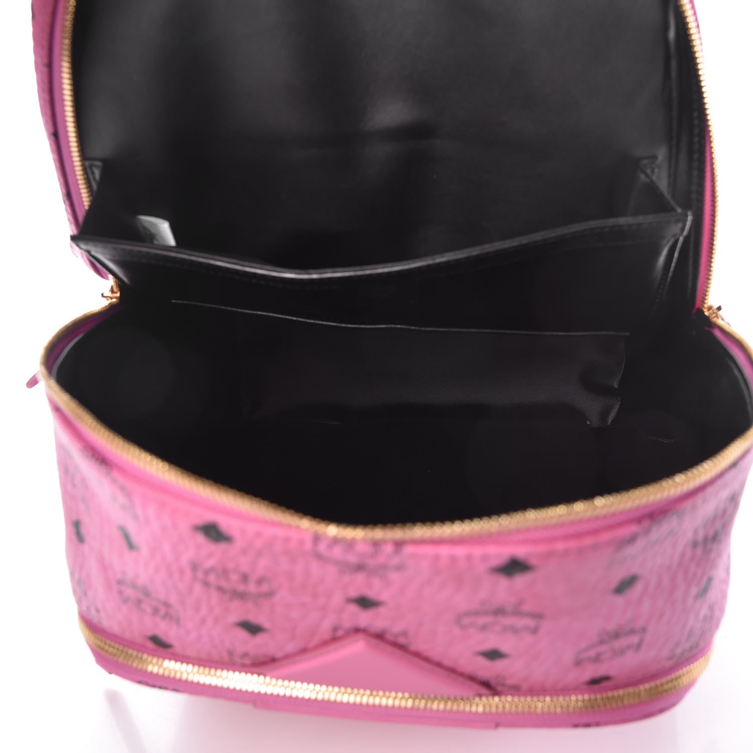 MCM Visetos Medium Duke Backpack Pink 5 of 8