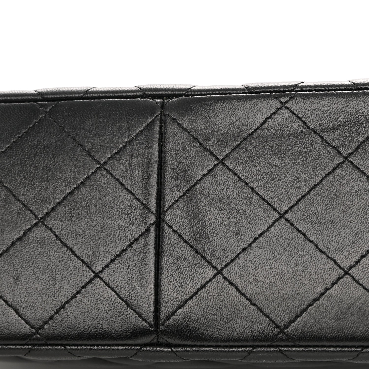 Chanel Lambskin Quilted Jumbo Double Flap Black 18 of 19