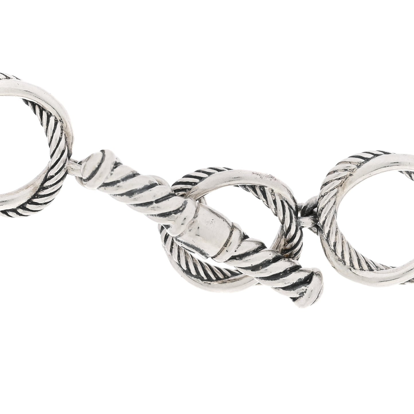 Sterling Silver Infinity Link Chain Necklace