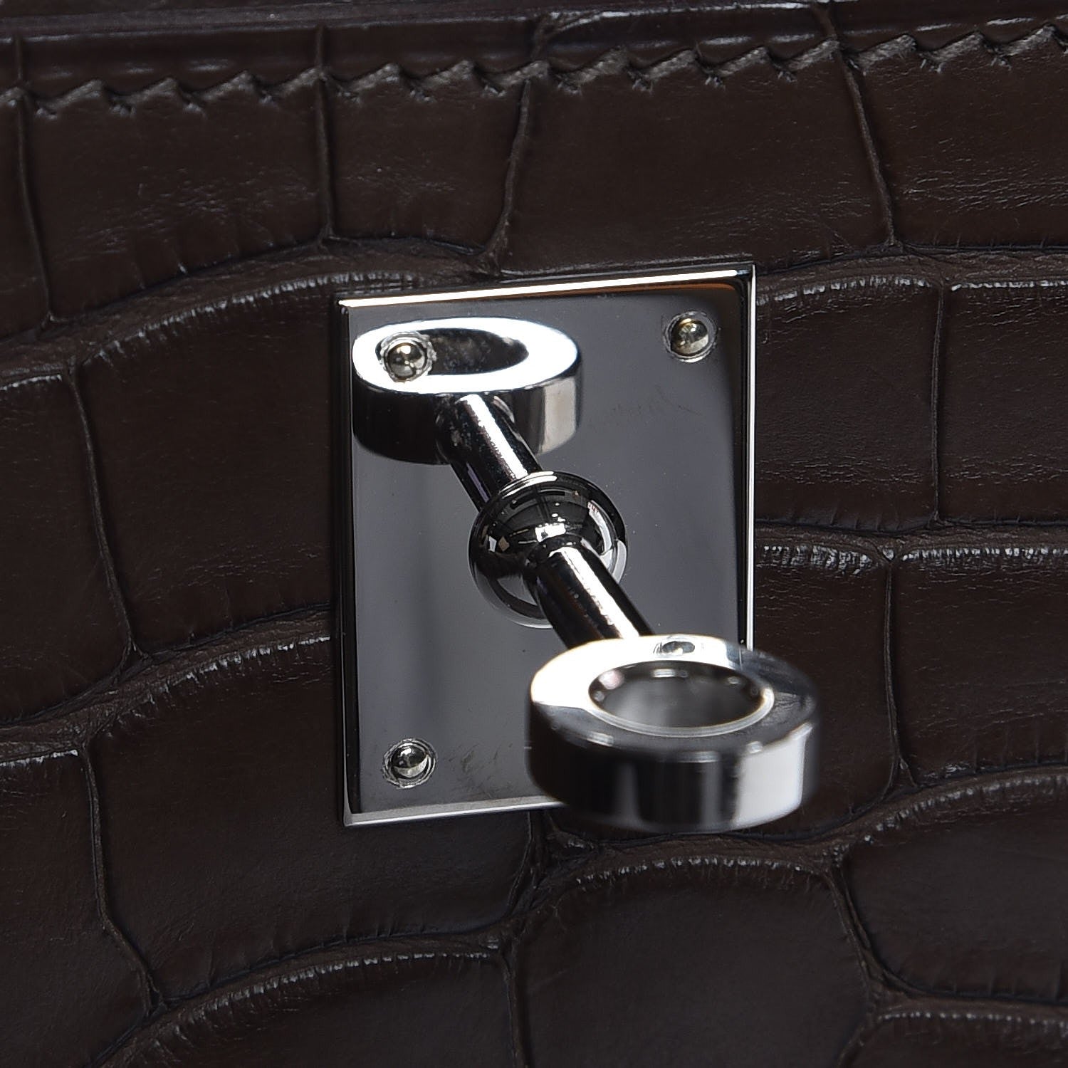 Hermes Matte Alligator Kelly Pochette Ebene 15 of 25