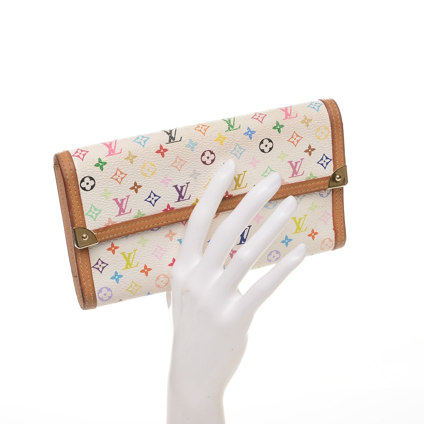 Monogram Multicolor Porte Tresor International Wallet White
