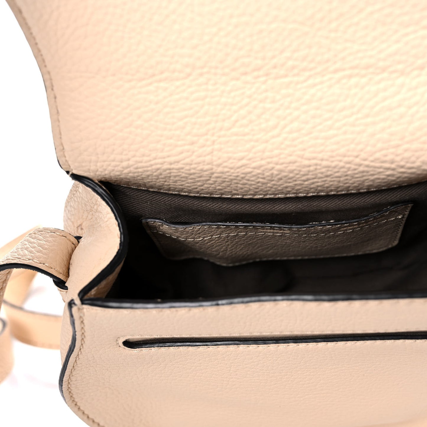 Calfskin Mini Marcie Round Crossbody Bag Nude