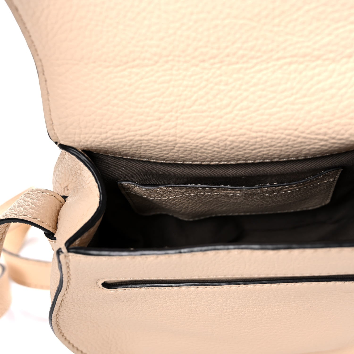 Chloe Calfskin Mini Marcie Round Crossbody Bag Nude 11 of 11