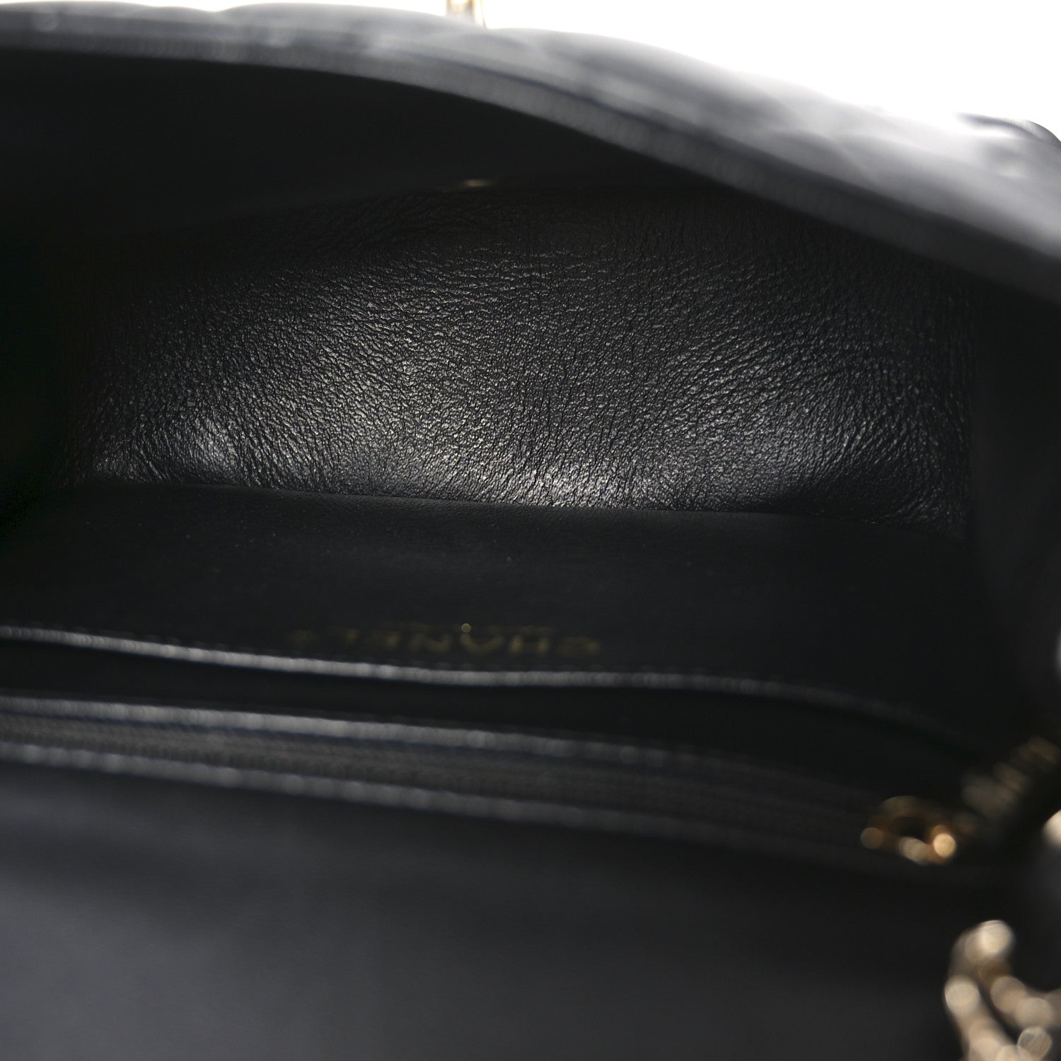 Chanel Lambskin Quilted Mini Square Flap Black 5 of 11
