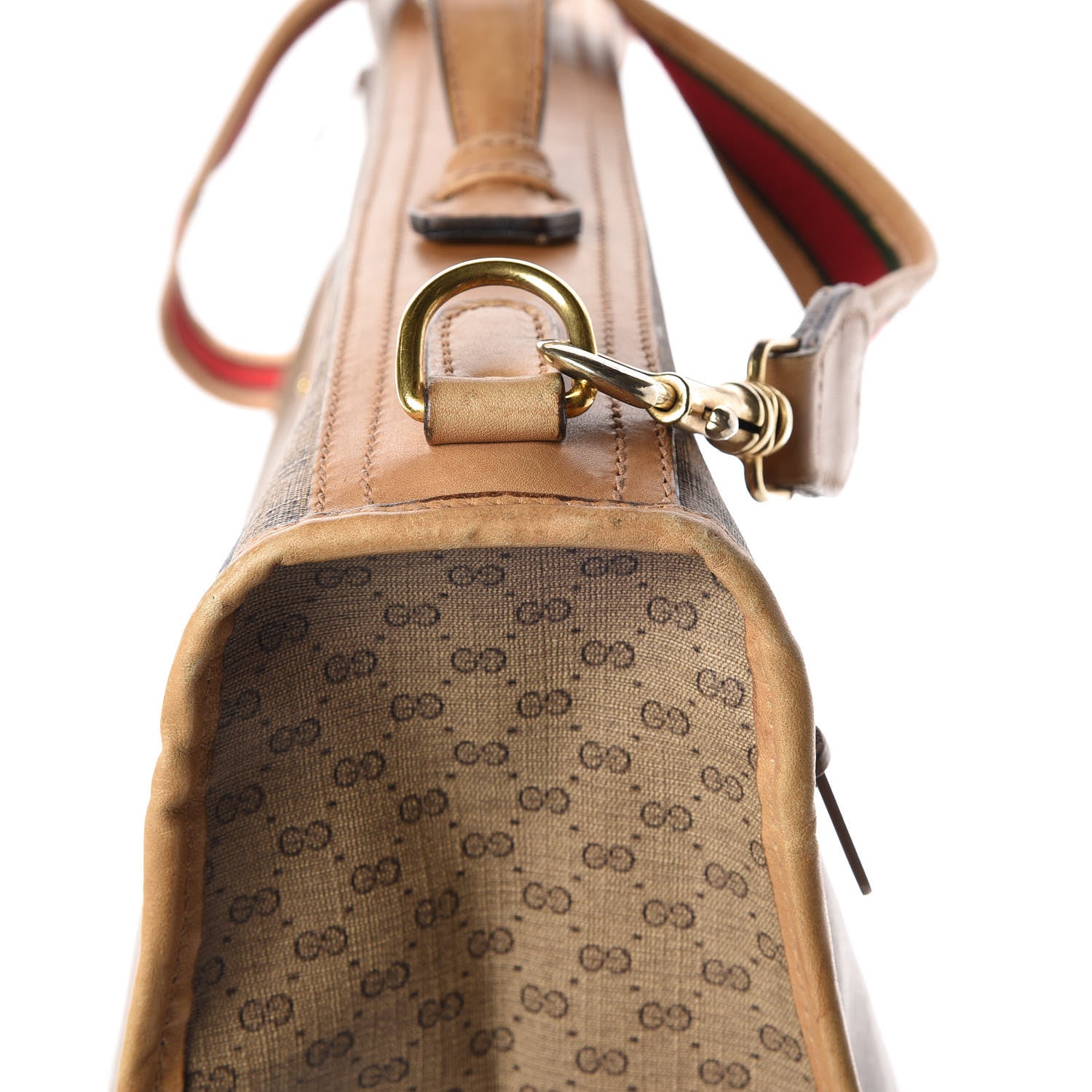 Gucci Coated Canvas Monogram Travel Bag 17 of 22
