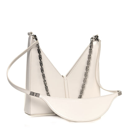 Givenchy Box Calfskin Small Cut Out Shoulder Bag Ivory 3 of 13