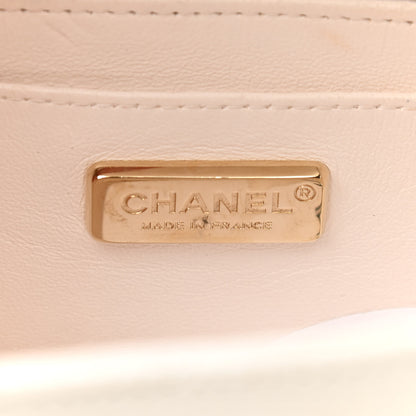 Chanel Lizard Mini Rectangular Flap White 6 of 10