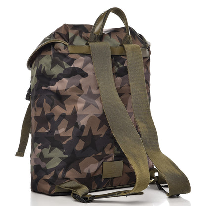 Valentino Garavani Nylon Camustars Drawstring Backpack Multicolor 3 of 6