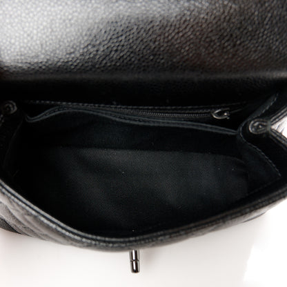 Chanel Caviar Quilted Mini Coco Handle Flap So Black 5 of 11