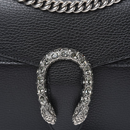 Gucci Pebbled Calfskin Small Dionysus Shoulder Bag Black 7 of 10