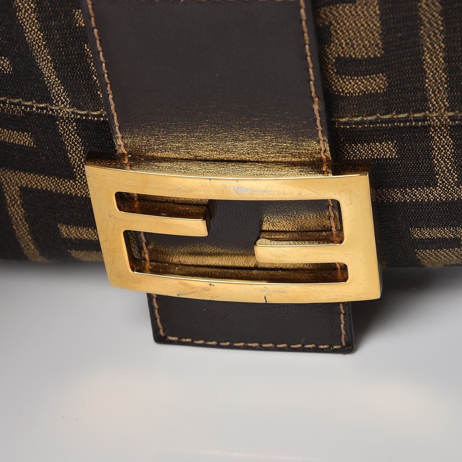 Fendi Zucca Baguette Tobacco 7 of 7