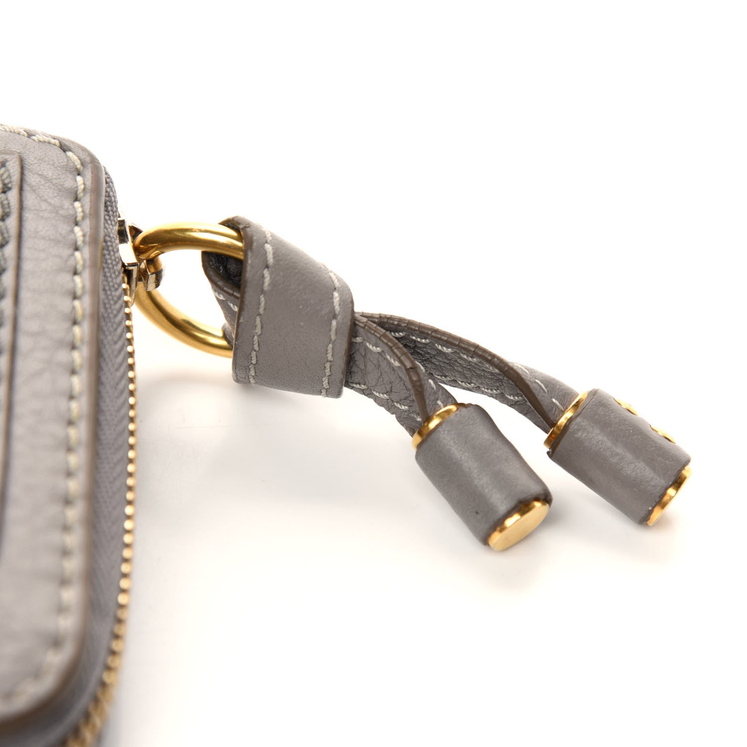 Chloe Calfskin Marcie Long Zip Around Wallet Cashmere Grey 6 of 9