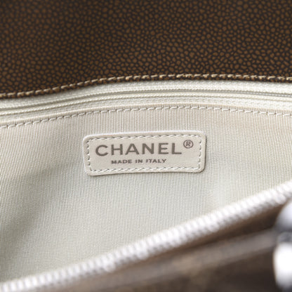 Chanel Metallic Caviar Quilted Grand Shopping Tote GST Bronze 6 of 11