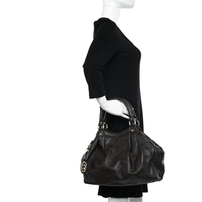 Gucci Guccissima Medium Sukey Tote Chocolate 2 of 10