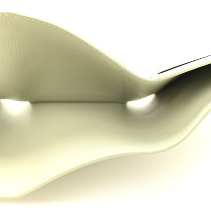 Loewe Pebble Grain Calfskin Anagram Small Vertical Wallet Green 6 of 11