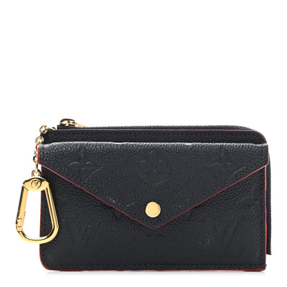 Louis Vuitton Empreinte Recto Verso Card Holder Marine Rouge 1 of 8