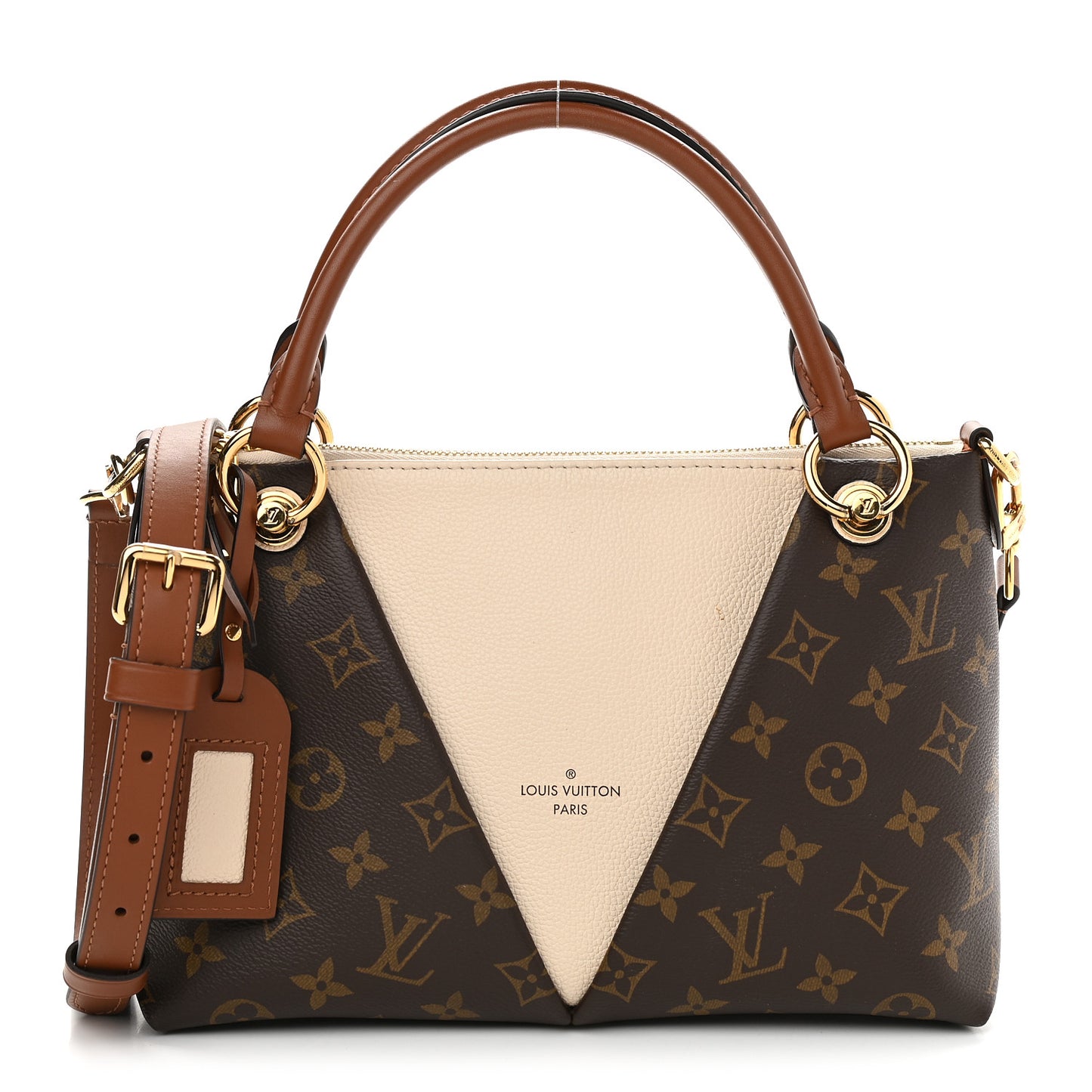 Monogram V Tote BB Creme