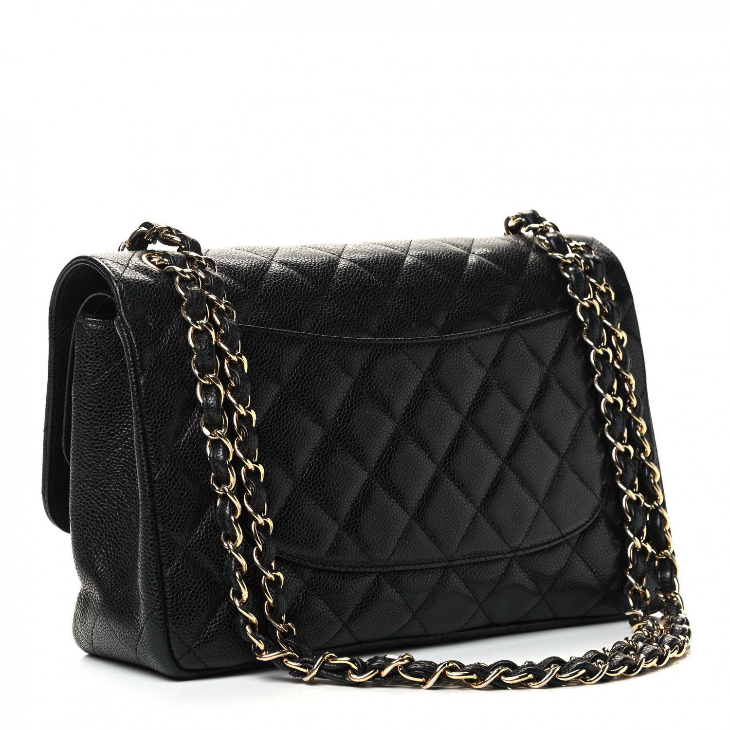 Chanel Caviar Quilted Jumbo Double Flap Black 2 of 4