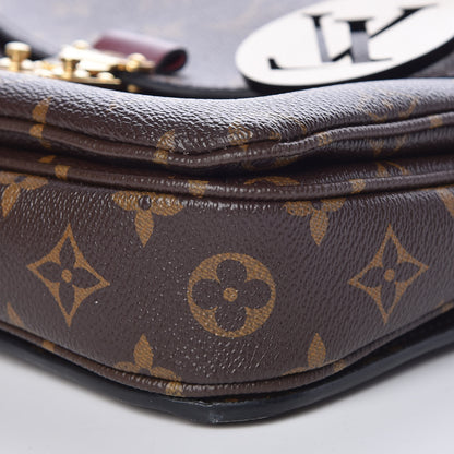 Louis Vuitton Monogram Braided Pochette Metis Safran 9 of 10